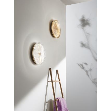 Ondaluce - LED-wandlamp JOKEY LED/10W/230V goud/rookbeige
