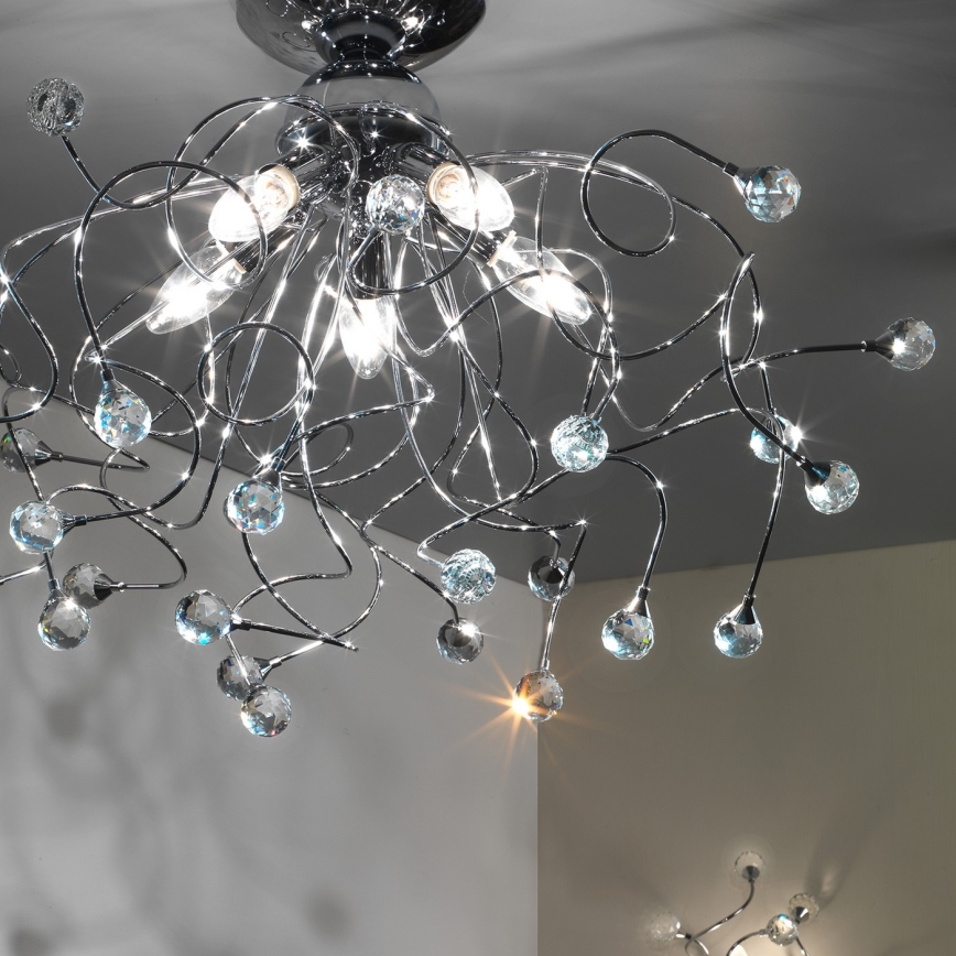 ONLI - Bevestigde hanglamp TRILLY 5xE14/6W/230V