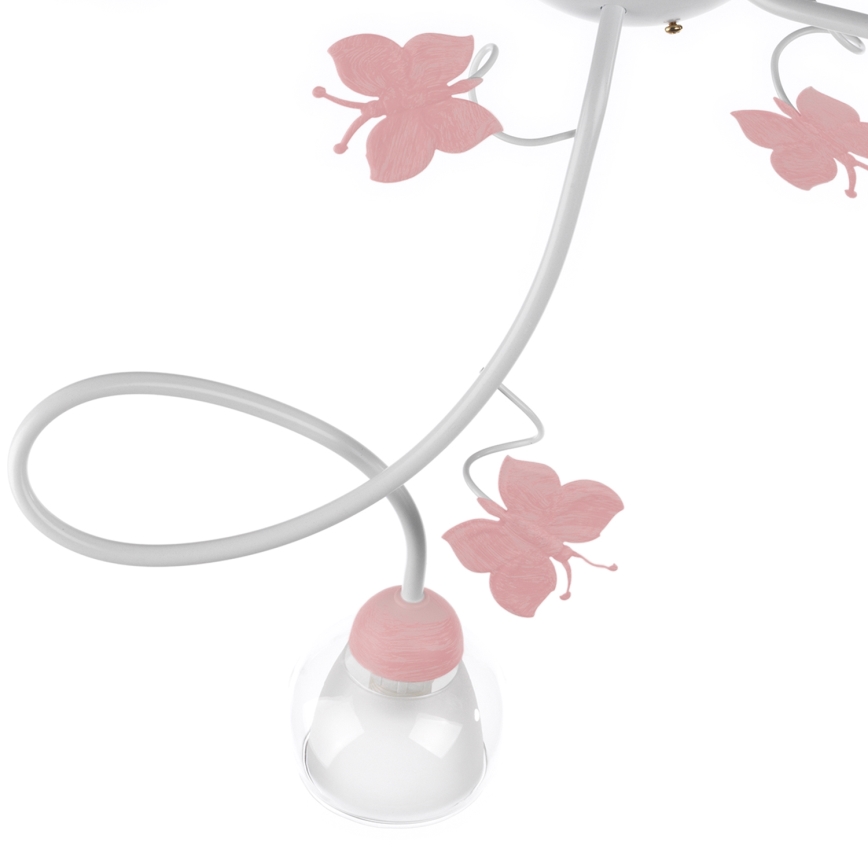 ONLI - Bevestigde hanglamp voor kinderen BUTTERFLY 3xE14/6W/230V