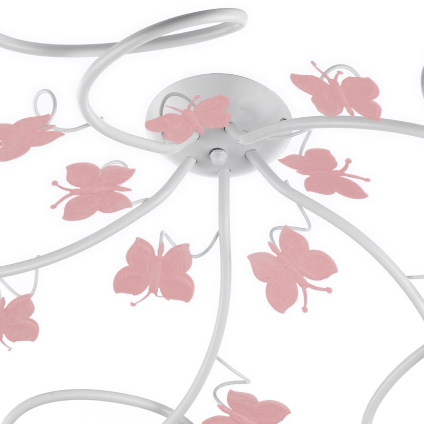 ONLI - Bevestigde hanglamp voor kinderen BUTTERFLY 5xE14/6W/230V