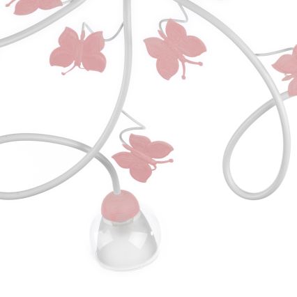 ONLI - Bevestigde hanglamp voor kinderen BUTTERFLY 5xE14/6W/230V