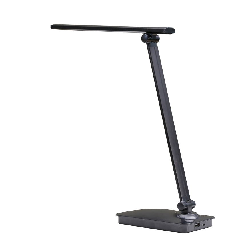 ONLI - Dimbare LED tafellamp met USB-poort DESKI LED/7W/230V 4000K zwart