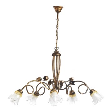 ONLI - Hanglamp aan een ketting ARIANNA 5xE14/6W/230V