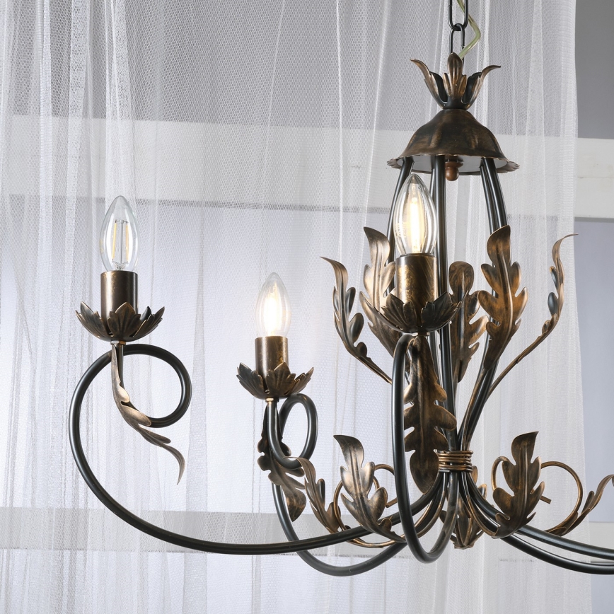 ONLI - Hanglamp aan een ketting GRETEL 5xE14/6W/230V