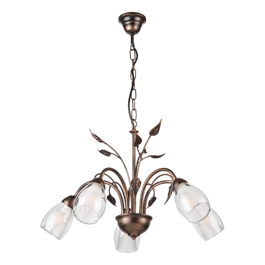 ONLI - Hanglamp aan een ketting LILIANA 5xE14/6W/230V