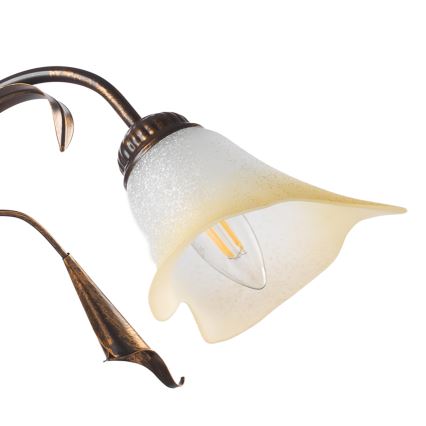 ONLI - Hanglamp aan een ketting LUCREZIA 3xE14/6W/230V brons