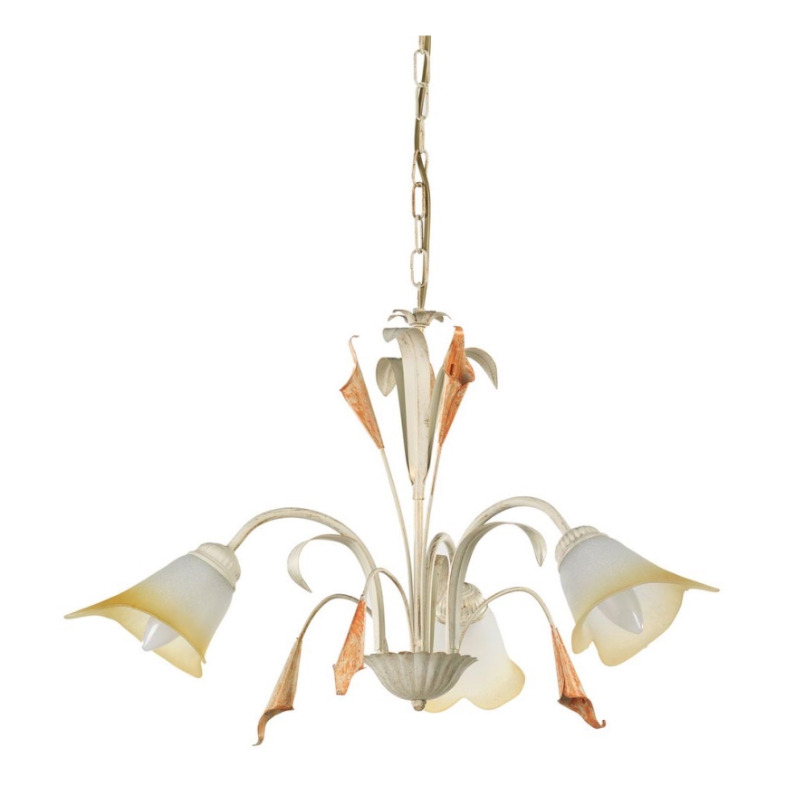 ONLI - Hanglamp aan een ketting LUCREZIA 3xE14/6W/230V crème