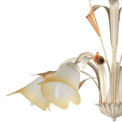 ONLI - Hanglamp aan een ketting LUCREZIA 5xE14/6W/230V crème