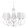 ONLI - Hanglamp aan een ketting POMPEI 5xE14/6W/320V wit