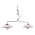 ONLI - Hanglamp aan een ketting ROSINA 2xE27/22W/230V brons