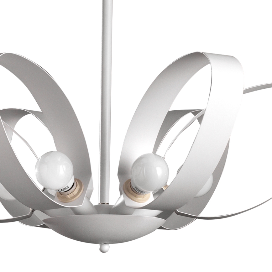 ONLI - Hanglamp aan een ketting SERENA 6xE14/6W/230V wit