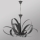 ONLI - Hanglamp aan een ketting SERENA 9xE14/6W/230V zwart