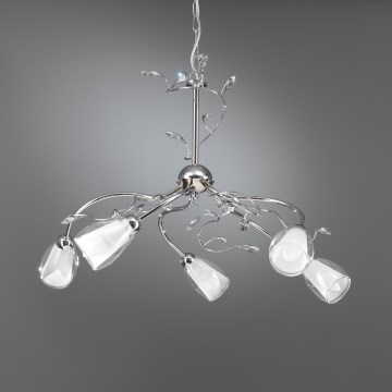ONLI - Hanglamp aan een ketting SHARON 5xE14/6W/230V