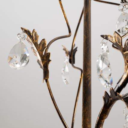 ONLI - Hanglamp aan een ketting TERESA 3xE14/6W/230V brons