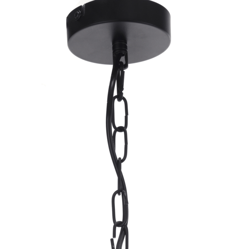 ONLI - Hanglamp aan een ketting ZAIR 1xE27/22W/230V zwart/zilver