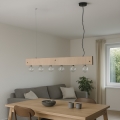 ONLI - Hanglamp aan een koord ARGO 6xE27/22W/230V beige