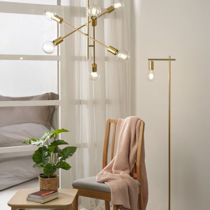 ONLI - Hanglamp aan een koord CROSS 6xE27/22W/230V