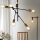 ONLI - Hanglamp aan een koord CROSS 6xE27/22W/230V zwart/messing