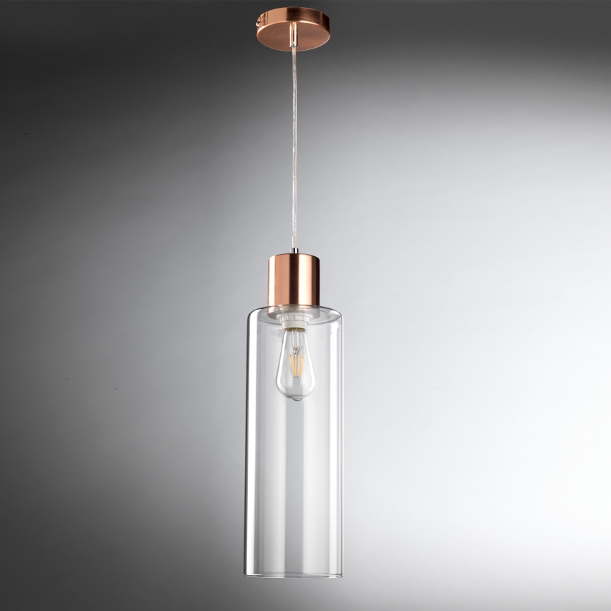ONLI - Hanglamp aan een koord DODO 1xE27/22W/230V koper