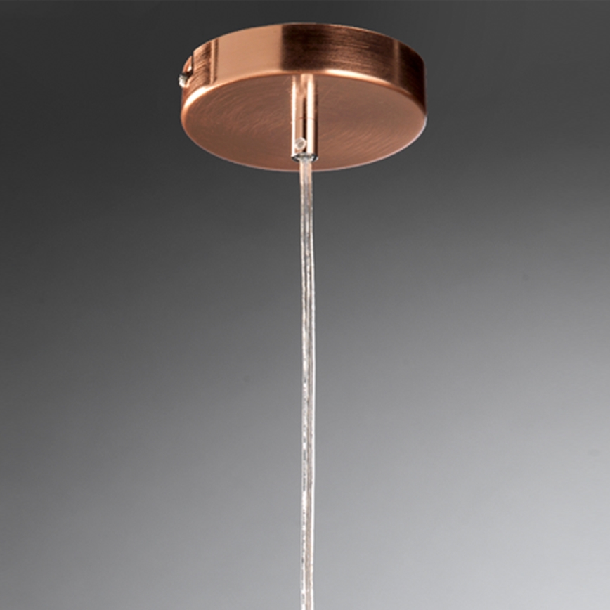 ONLI - Hanglamp aan een koord DODO 1xE27/22W/230V koper