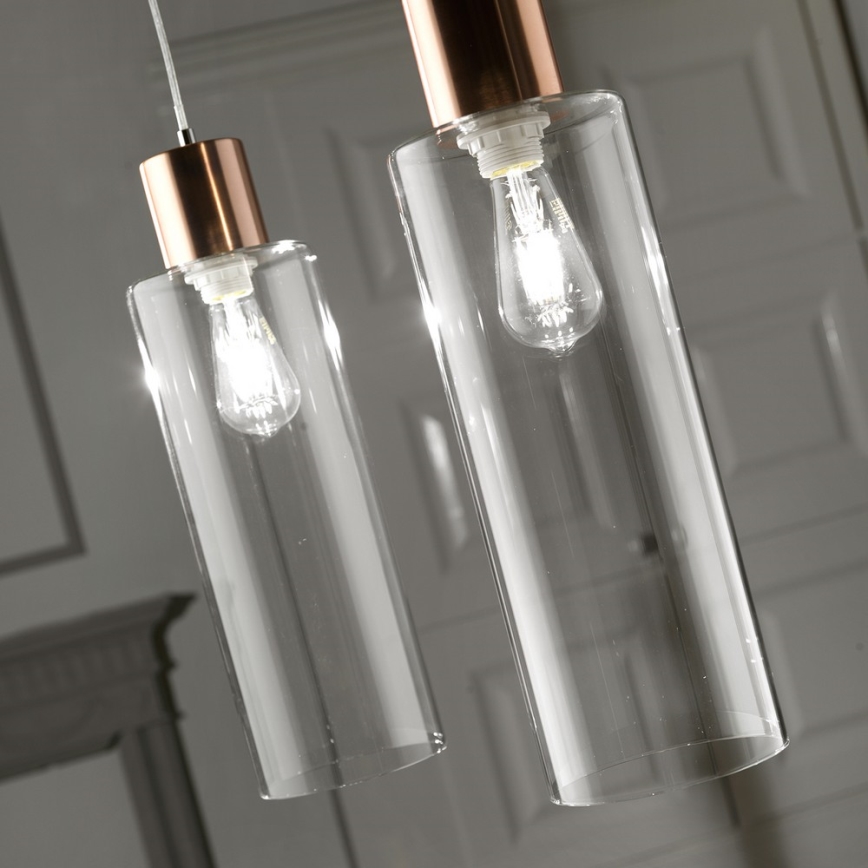 ONLI - Hanglamp aan een koord DODO 1xE27/22W/230V koper