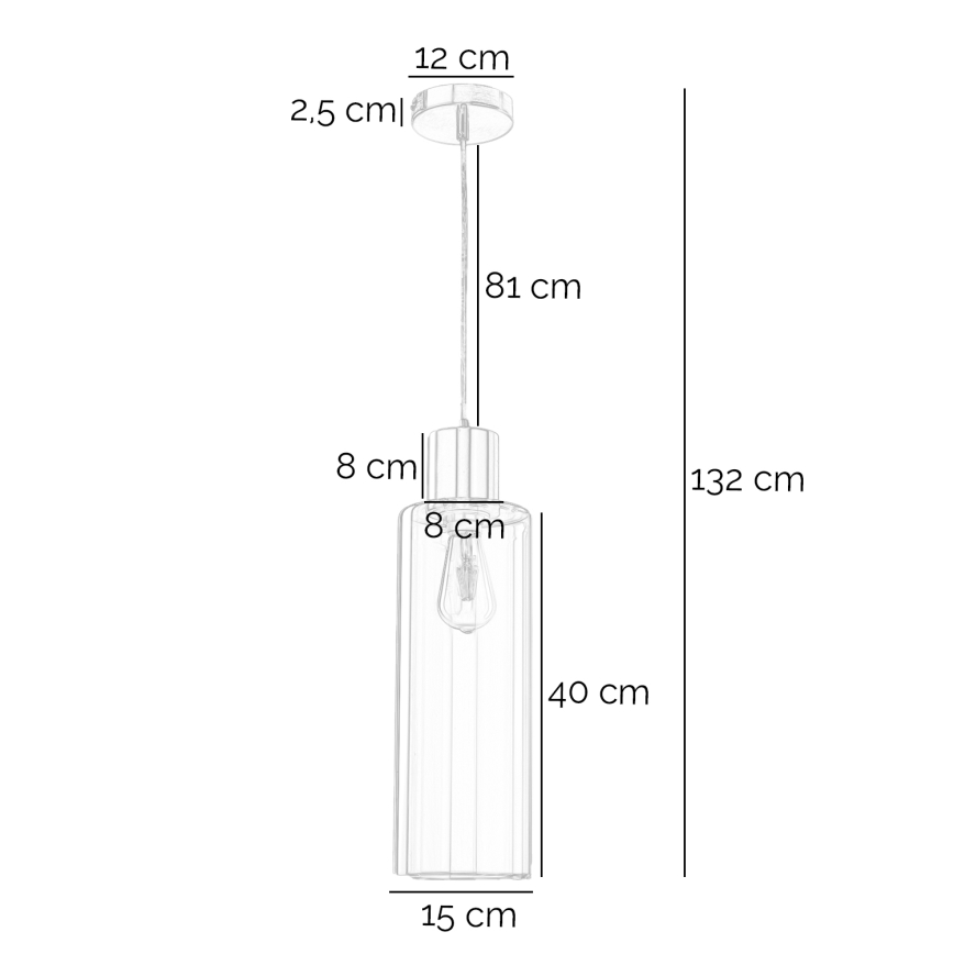 ONLI - Hanglamp aan een koord DODO 1xE27/22W/230V koper