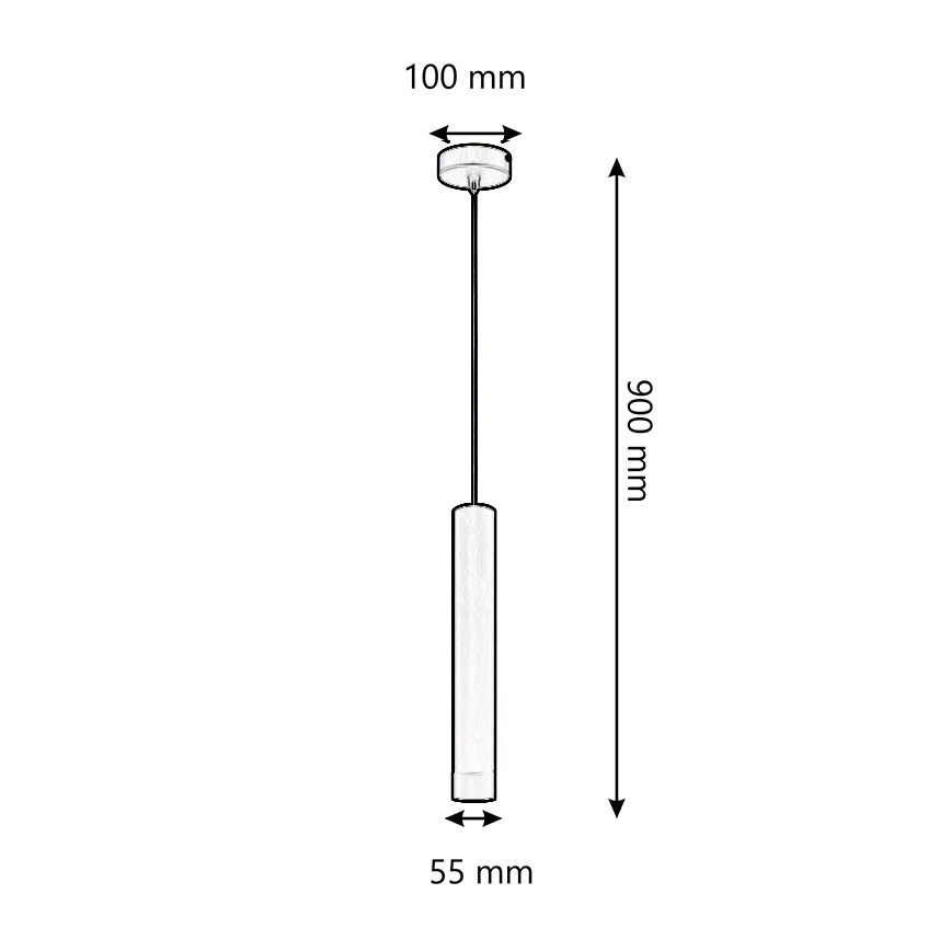 ONLI - Hanglamp aan een koord DORA 1xE27/15W/230V zwart