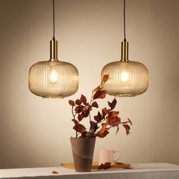 ONLI - Hanglamp aan een koord DOROTY 1xE27/22W/230V diameter 30 cm