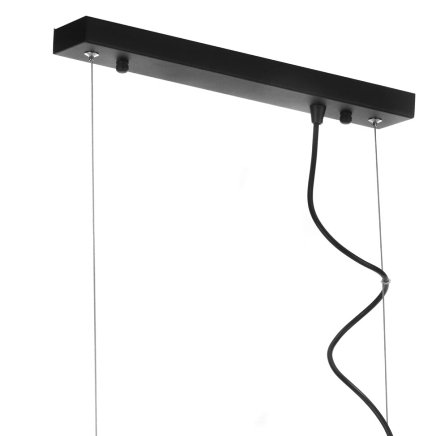 ONLI - Hanglamp aan een koord FLOKI 4xE27/15W/230V zwart/koper