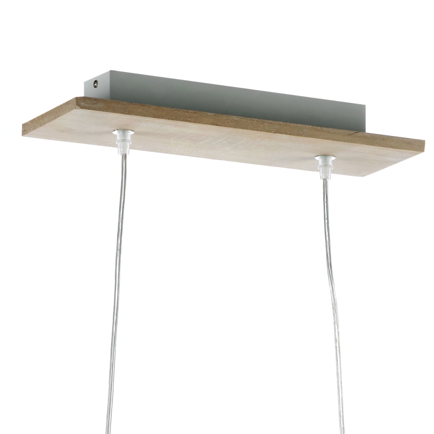 ONLI - Hanglamp aan een koord FLORA 2xE27/22W/230V groen/goud