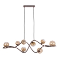 ONLI - Hanglamp aan een koord FRIDA 8xG9/10W/230V koper