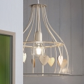 ONLI - Hanglamp aan een koord LEONILDE 1xE27/15W/230V beige