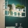 ONLI - Hanglamp aan een koord met plank JEFFER 4xE27/22W/230V wit