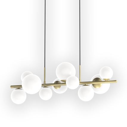 ONLI - Hanglamp aan een koord PALOMA 10xG9/10W/230V goud