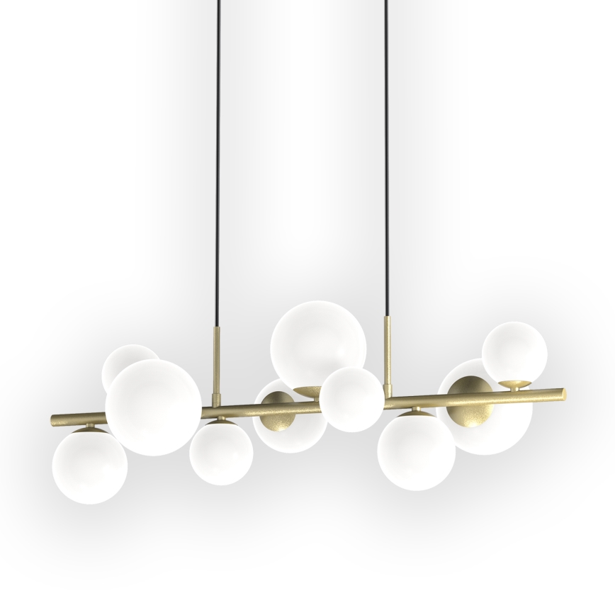 ONLI - Hanglamp aan een koord PALOMA 10xG9/10W/230V goud