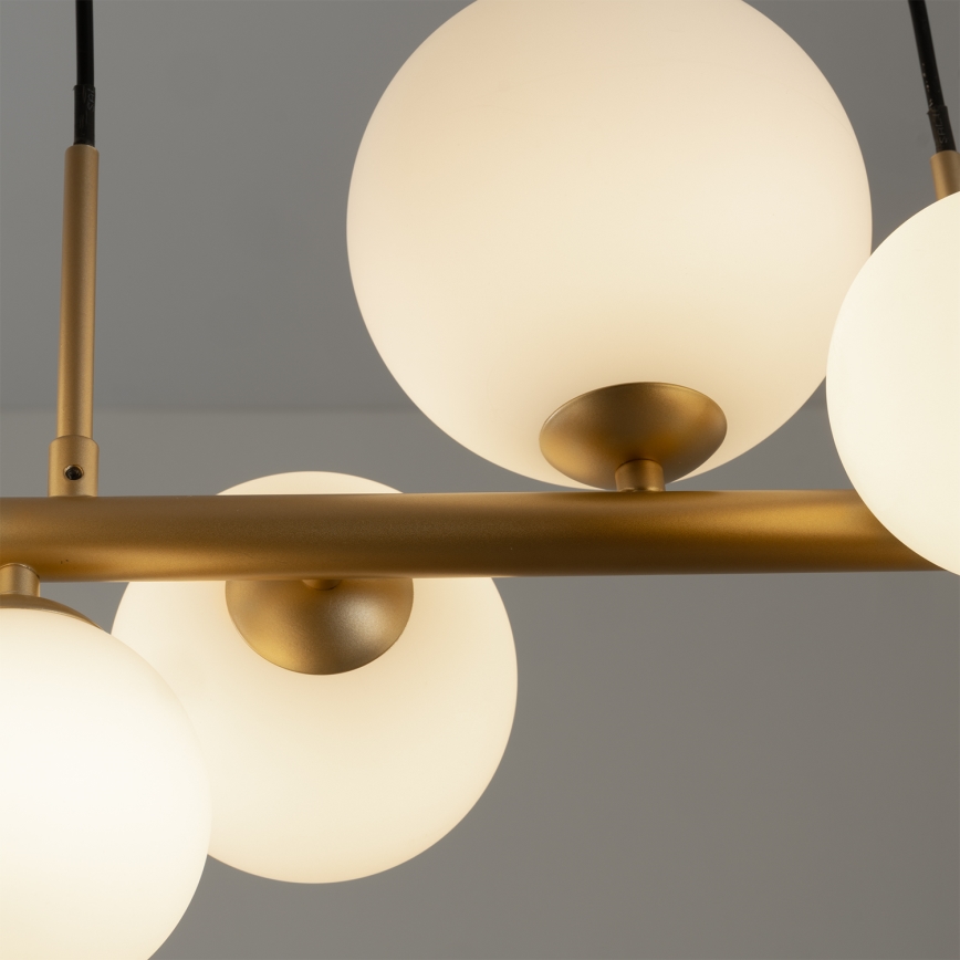 ONLI - Hanglamp aan een koord PALOMA 10xG9/10W/230V goud