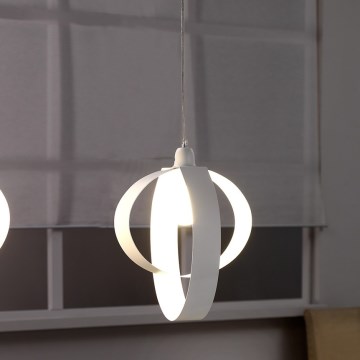 ONLI - Hanglamp aan een koord SERENA 1xE27/22W/230V wit