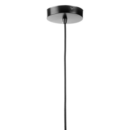 ONLI - Hanglamp aan een koord YONG 1xE27/22W/230V zwart diameter 38 cm