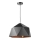 ONLI - Hanglamp aan een koord YONG 1xE27/22W/230V zwart diameter 46 cm