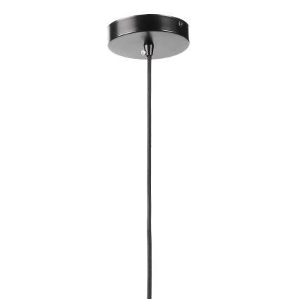 ONLI - Hanglamp aan een koord YONG 1xE27/22W/230V zwart diameter 46 cm