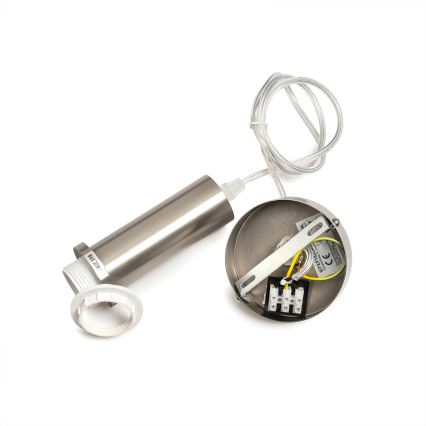 ONLI - Hanglamp aan kabel DOROTY 1xE27/15W/230V wit/glanzend chroom