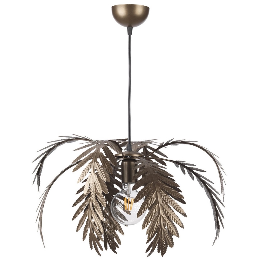 ONLI - Hanglamp aan kabel DUBAI 1xE27/22W/230V bronskleurig