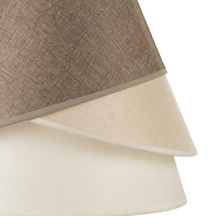ONLI - Hanglamp aan kabel POLLON 1xE27/15W/230V bruin/crème/beige