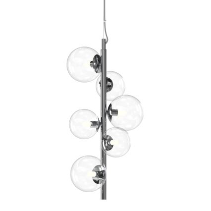 ONLI - Hanglamp met kabel KIMBERLY 6xG9/6W/230V glanzend chroom