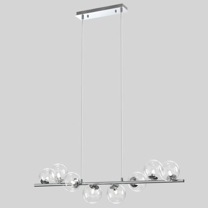 ONLI - Hanglamp met kabelophanging KIMBERLY 8xG9/6W/230V hoogglans chroom