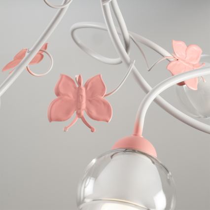 ONLI - Hanglamp voor kinderen BUTTERFLY 3xE14/6W/230V