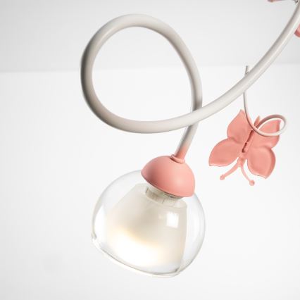 ONLI - Hanglamp voor kinderen BUTTERFLY 3xE14/6W/230V