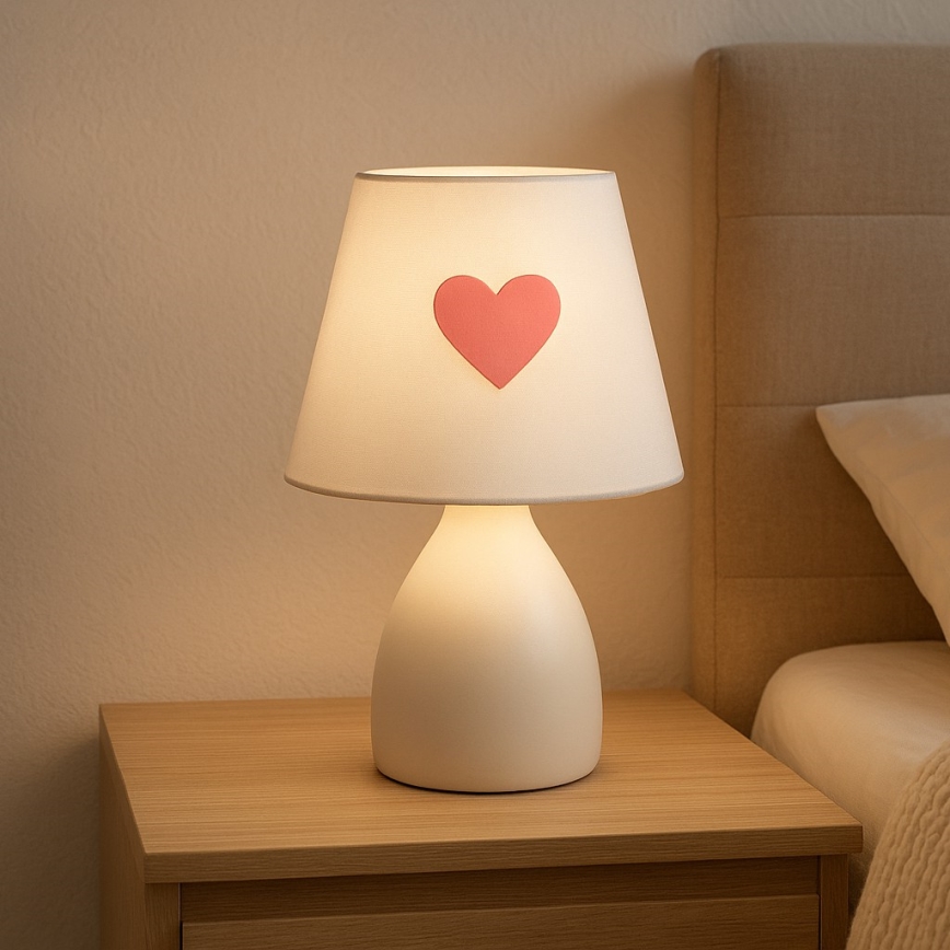 ONLI - Kinderlamp TITTA 1xE14/6W/230V 20 cm wit