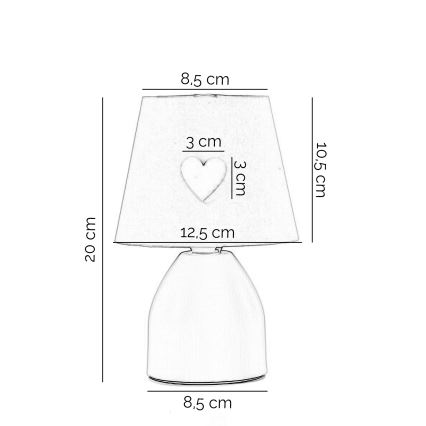 ONLI - Kinderlampje TITTA 1xE14/6W/230V wit