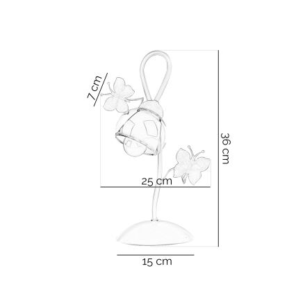 ONLI - Kindertafel lamp BUTTERFLY 1xE14/6W/230V